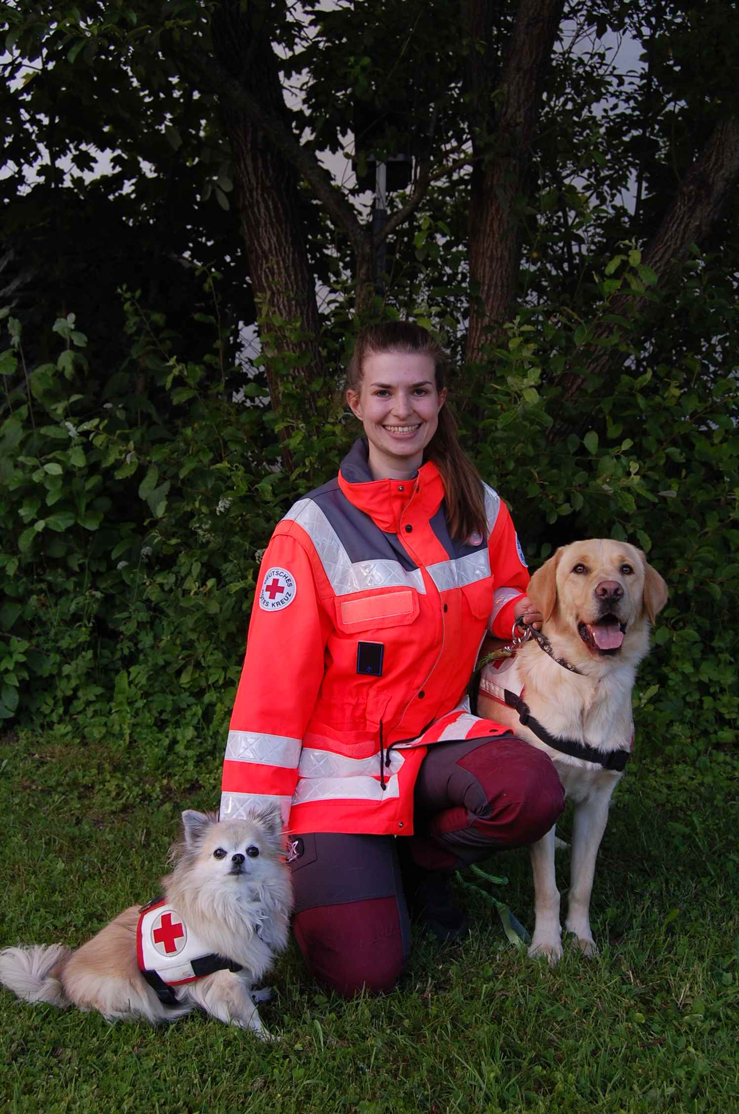 Annika Lachhammer mit Mimi und Amigo