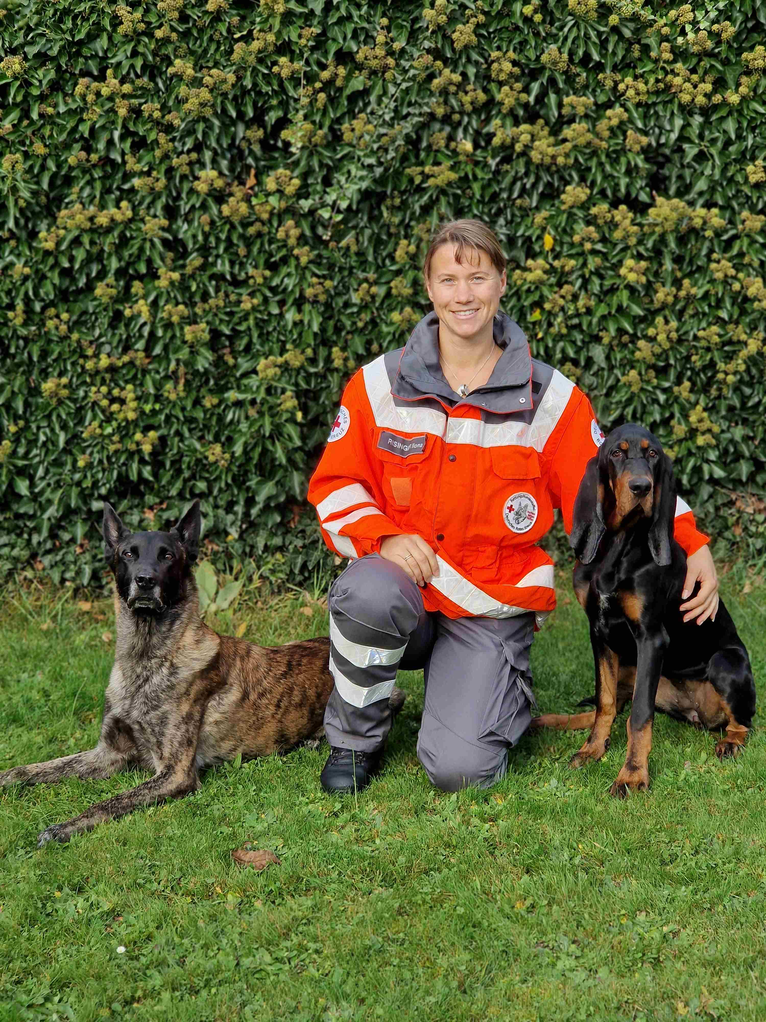 Ilona Risinger mit Amigo und Blue